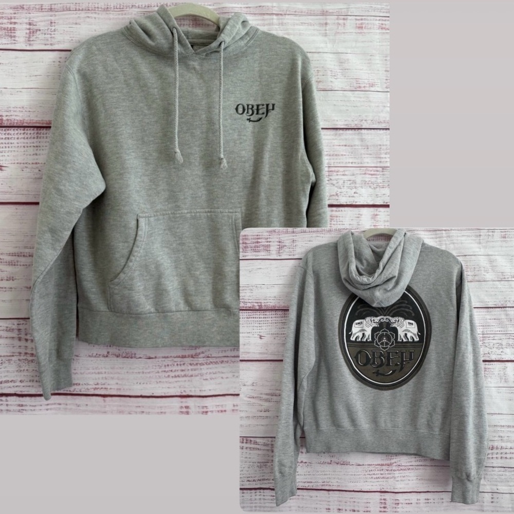 OBEY Elephant Graphic  Hooded Sweatshirt